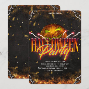 Disco Pompoen Volwassenen Halloween Feest Kaart