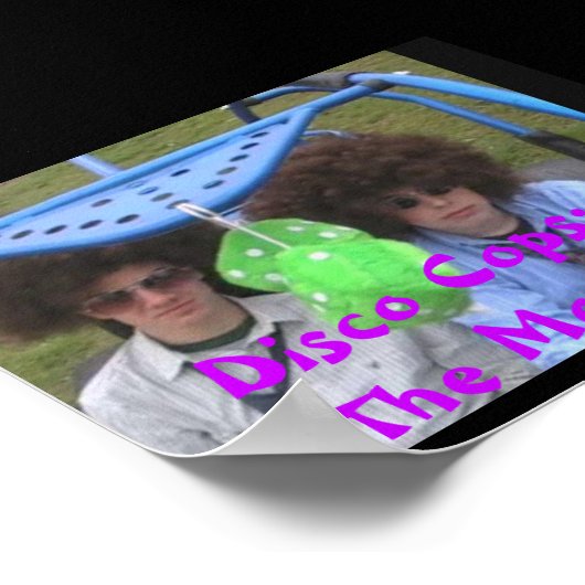 disco-poster, Disco Cops:De film Poster (Hoek)