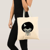 Disco Pug canvas tas (Voorkant (product))