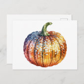 Disco Pumpkin Briefkaart (Voorkant / Achterkant)