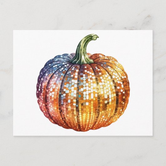 Disco Pumpkin Briefkaart (Voorkant)