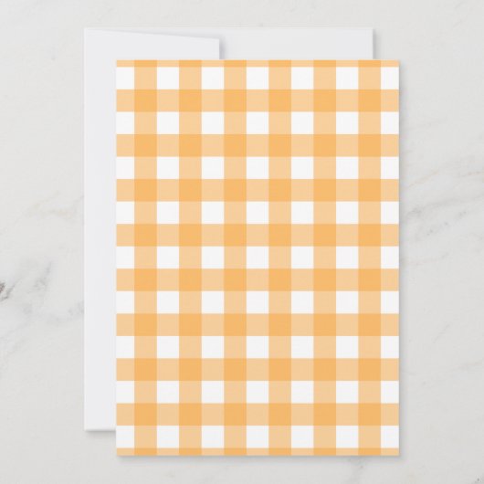 Disco Pumpkin Patch Baby shower Kaart (Achterkant)