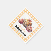 Disco Pumpkin Patch Baby shower Servet (Hoek)