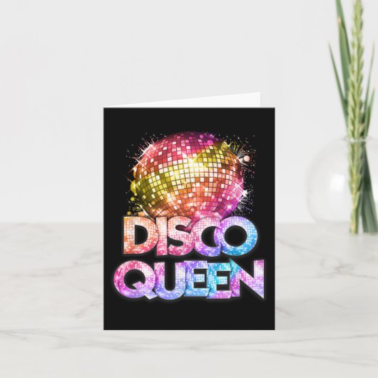 Disco Queen - 70's Disco Thed  S70 Kaart (Voorkant)