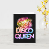 Disco Queen - 70's Disco Thed  S70 Kaart (Gele Bloem)