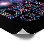 Disco Queen - 70's Disco Thed  S70 Poster (Hoek)