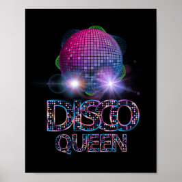 Disco Queen - 70's Disco Thed S70 Poster