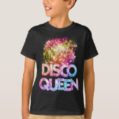 Disco Queen - 70's Disco Thed  S70 T-shirt (Voorkant)