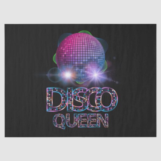 Disco Queen - 70's Disco Thed S70 Tissuepapier (Voorkant)