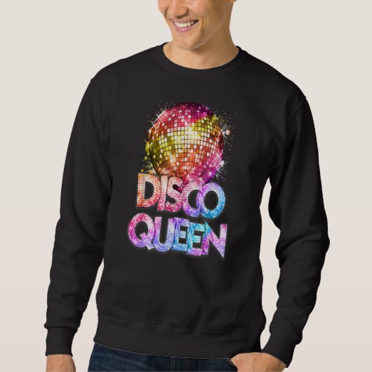 Disco Queen 70's Disco Thed  Seventies C Trui (Voorkant)