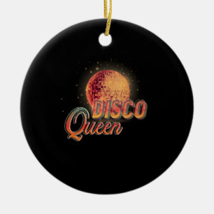 Disco Queen 70's Disco Thed  Seventies Keramisch Ornament