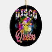 Disco Queen 70's Thaise Danmarks Ball Cost Keramisch Ornament (Rechts)