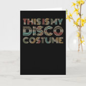 disco queen dames retro 70s thema kaart (Gele Bloem)