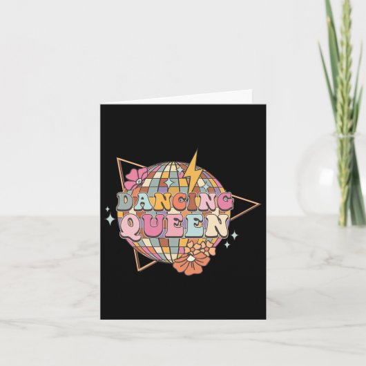 Disco Queen Dance mam Dansende Queen  Dancin Kaart (Voorkant)