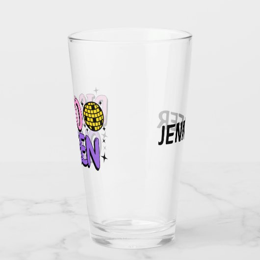 Disco queen glas (Links)