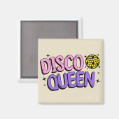 Disco queen magneet (Voorkant / Achterkant)