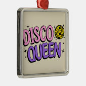 Disco queen metalen ornament (Rechts)