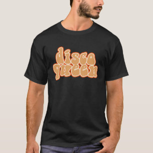 Disco Queen  Retro Danser 70s 80s voor Wome T-shirt