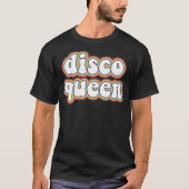 Disco Queen Roller Disco Outfit 70s Costume For Wo T-shirt (Voorkant)
