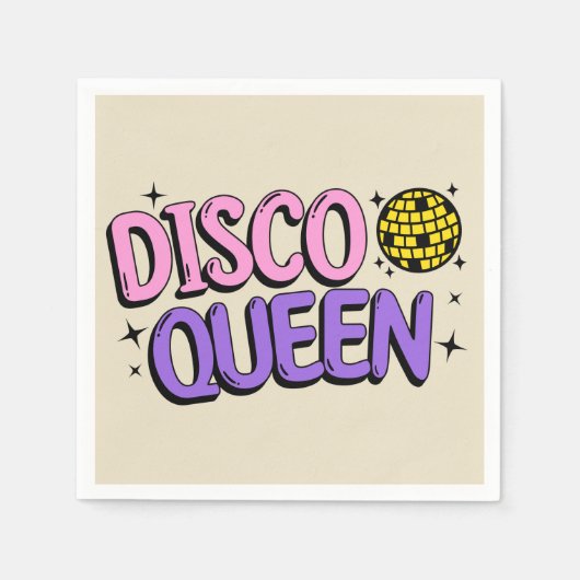 Disco queen servet (Voorkant)