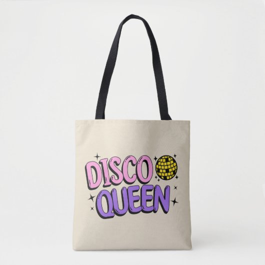 Disco queen tote bag (Voorkant)