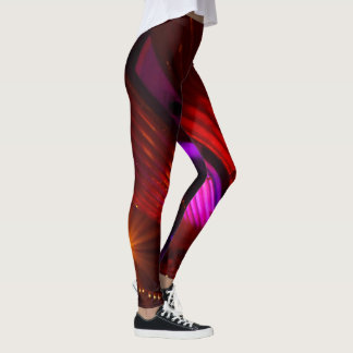 Disco Red "Luxe" Leggings