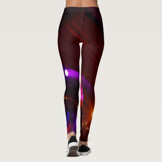 Disco Red "Luxe" Leggings (Achterkant)