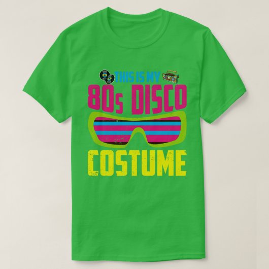 Disco Retro 80s Lover Theme Party Funny Costum T-shirt (Design voorkant)
