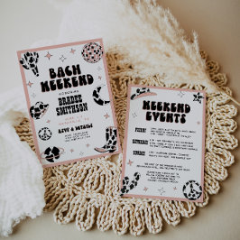 Disco Retro Cowgirl Bachelorette Rodeo Nashville Kaart