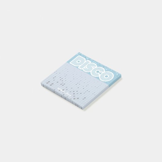 disco retro notities post-it® notes (Schuin)
