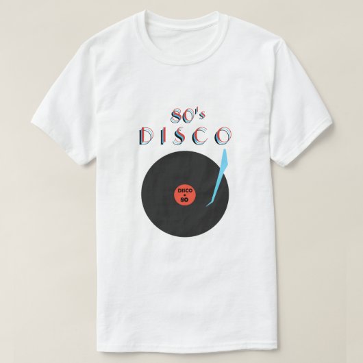 Disco Retro Party T-Shirt Dance Music (Design voorkant)