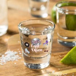 Disco Retro Roller Skaten | Bachelorette-feestje Shot Glas