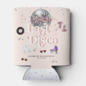 Disco Retro Roller Skating | Bachelorette Blikjeskoeler (Achterkant)