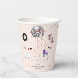 Disco Retro Roller Skating | Bachelorette Papieren Bekers