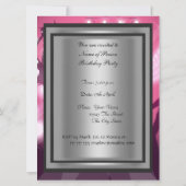 Disco Retro Verjaardagsfeest Uitnodiging (Achterkant)