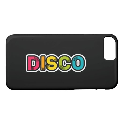 DISCO retro vinyl Case-Mate iPhone Case (Achterkant (Horizontaal))