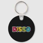 DISCO retro vinyl Sleutelhanger (Voorkant)