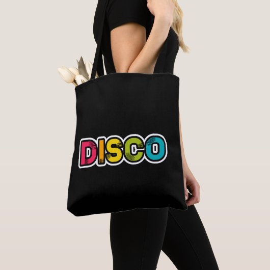 DISCO retro vinyl Tote Bag (Dichtbij)