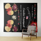 Disco rode bal Afstuderen 2025 Wandkleed (In Situ (horizontaal))