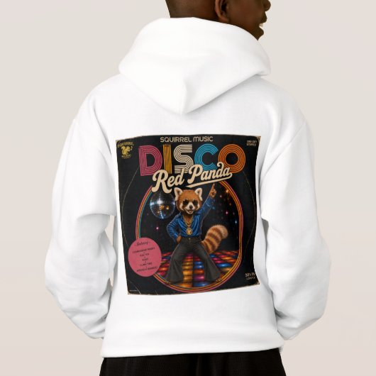Disco Rode Panda (Achterkant)