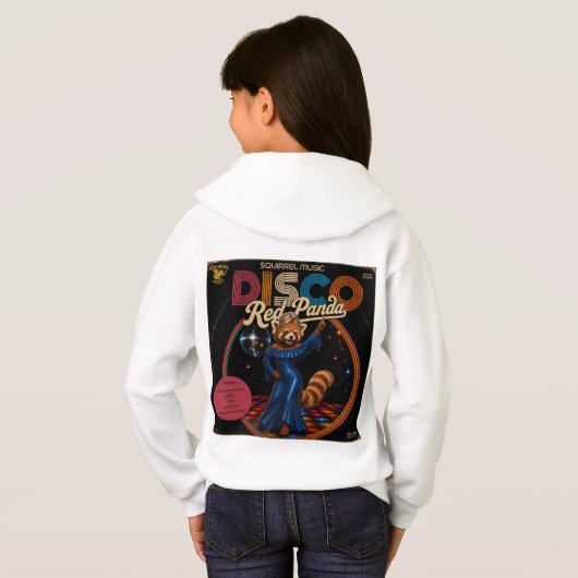 Disco Rode Panda (Achterkant volledig)