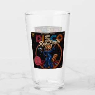 Disco Rode Panda Glas