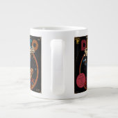 Disco Rode Panda Grote Koffiekop (Achterkant)