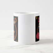 Disco Rode Panda Grote Koffiekop (Voorkant)