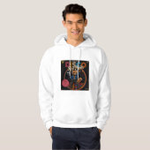 Disco Rode Panda Hoodie (Voorkant volledig)