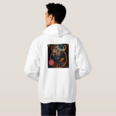 Disco Rode Panda Hoodie (Achterkant volledig)