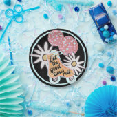 Disco Roller Skating Party Papieren Bordje (Feest)