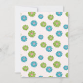 Disco Roller Stake Retro Glitter Hippie Birthday Kaart (Achterkant)