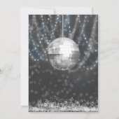 Disco Rolschaatsen Verjaardagsfeest Kaart (Achterkant)