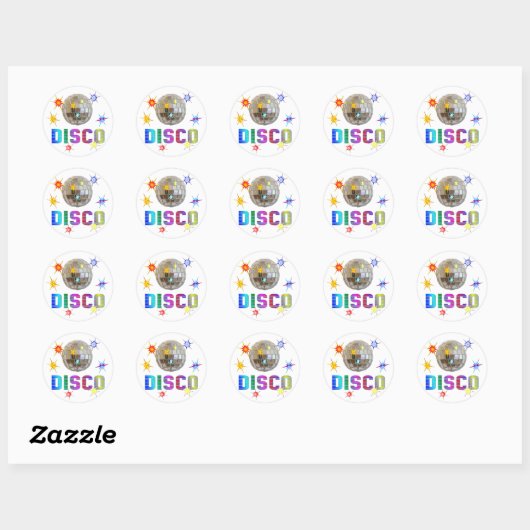 Disco Ronde Sticker (Vel)